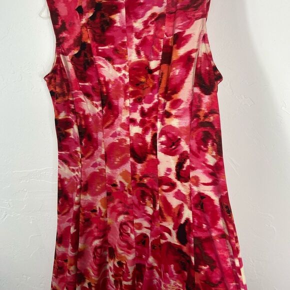 Connected Apparel Pink Floral Dress - Picture 2 of 4